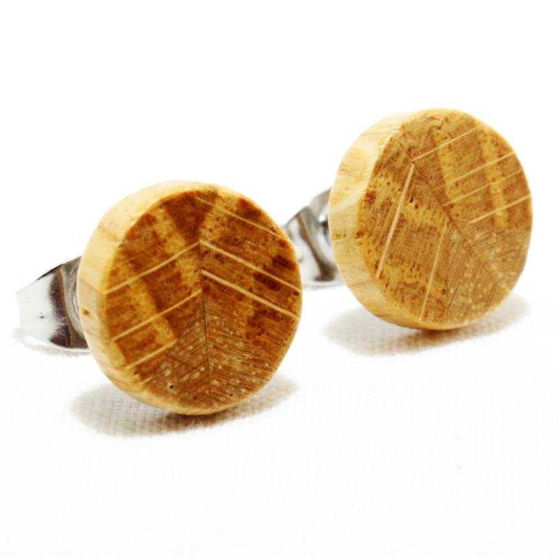 Ohrstecker Aus Holz - Pacman Ohrstecker Aus Holz - Pacman von UNQEholzkunst
