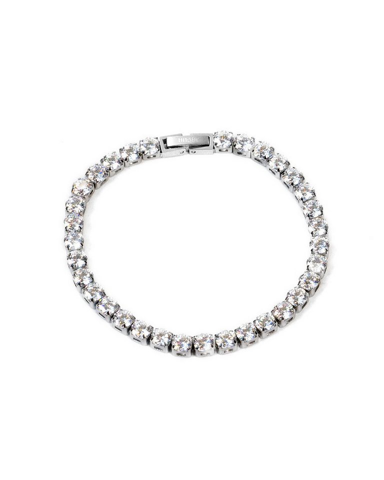 UNSHINEBAR Armband Tennis Iced Out Diamant Armband in Silber für Herren und Damen von UNSHINEBAR