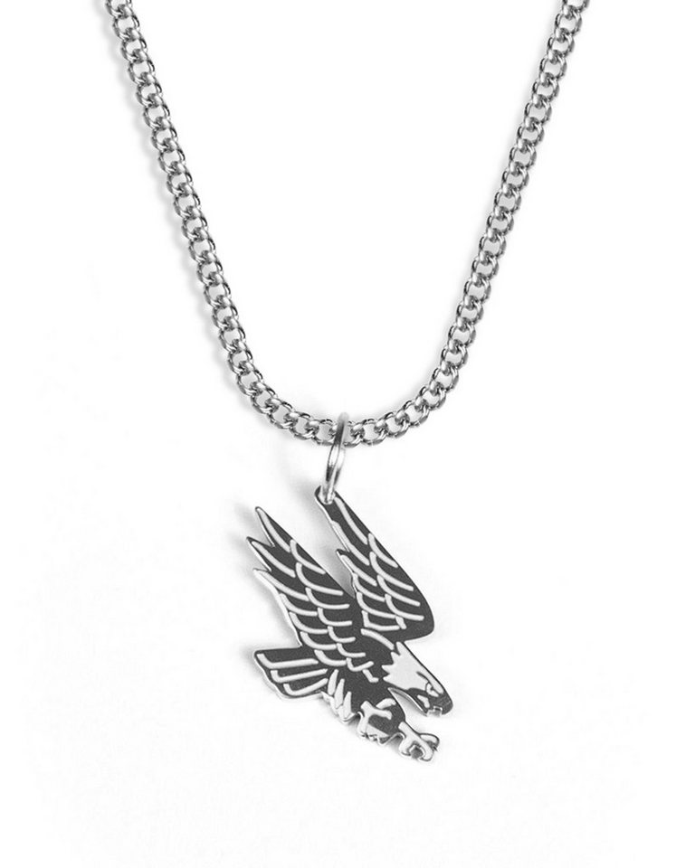 UNSHINEBAR Kette mit Anhänger Adler Halskette mit Anhänger Eagle in Silber und Gold für Herren Damen von UNSHINEBAR