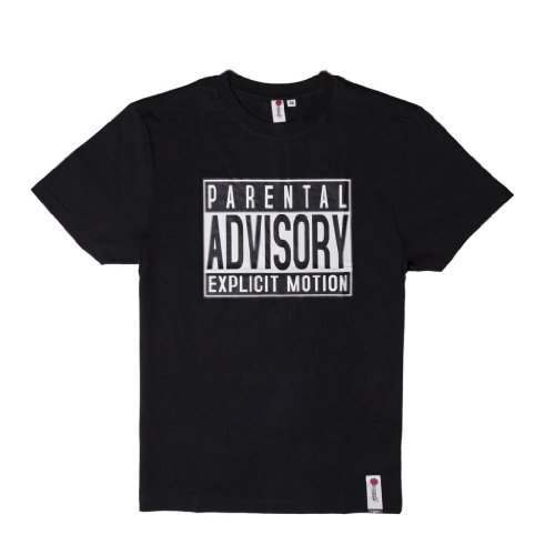 UNTAMED Parkour T-Shirt Parental Advisory Black von UNTAMED