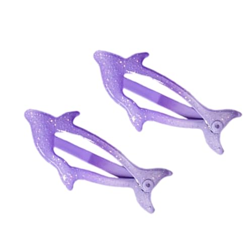 1 Paar Kopfschmuck Seitliche Haarspangen Haarspangen Haarspange Delfin Haarnadel für Mädchen Kinder Kopfbedeckung Haarspangen Party Haarverzierungen von UNTERING