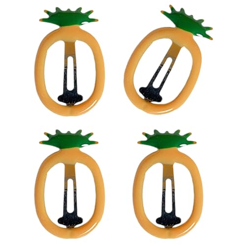 2000er Erdbeer-Haarspangen Haarspange süße Ananas Haarnadel Pferdeschwanzhalter Traube 2000er Jahre Haarspange für Frauen Metall Kinder Haarnadeln von UNTERING