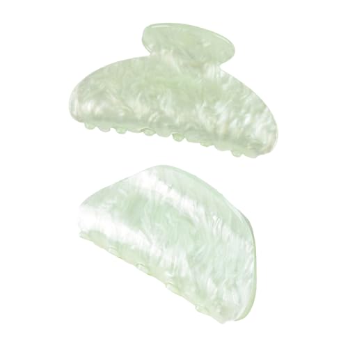 Einzigartige Haarklammer, groß, Perlmutt-Haarklammer, Verzierung, elegant, breit, Acryl, für Damen von UNTERING