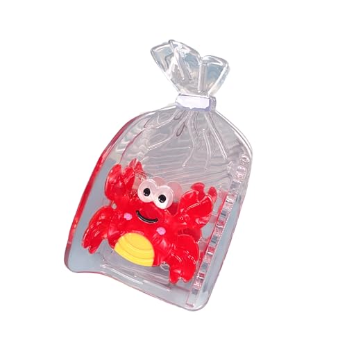 Einzigartige Haarspange mit Meeresmotiv und schwimmenden Flaschenkrabben und Seestern-Design, praktisches Acetat-Haar-Accessoire für Frauen Einzigartige Haarspange mit Meeresmotiv und schwimmenden Flaschenkrabben und Seestern-Design, praktisches Acetat-Haar-Accessoire für Frauen von UNTERING