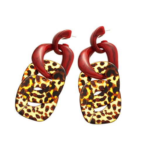 Elegante Leoparden-Ohrstecker, modische Ohrstecker, zarte Statement-Ohrringe, Schmuck, Geschenk für Damen und Mädchen, Acryl-Ohr Elegante Leoparden-Ohrstecker, modische Ohrstecker, zarte Statement-Ohrringe, Schmuck, Geschenk für Damen und Mädchen, Acryl-Ohr von UNTERING
