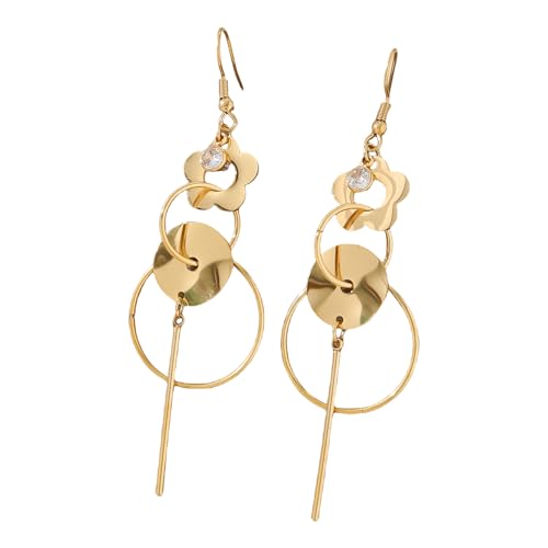 Geometrische Edelstahl-Ohrringe für Damen, leicht und allergiebeständig, Modeschmuck, stilvolle Party-Ohrringe, Einheitsgröße, Wie beschrieben, Wie beschrieben von UNTERING