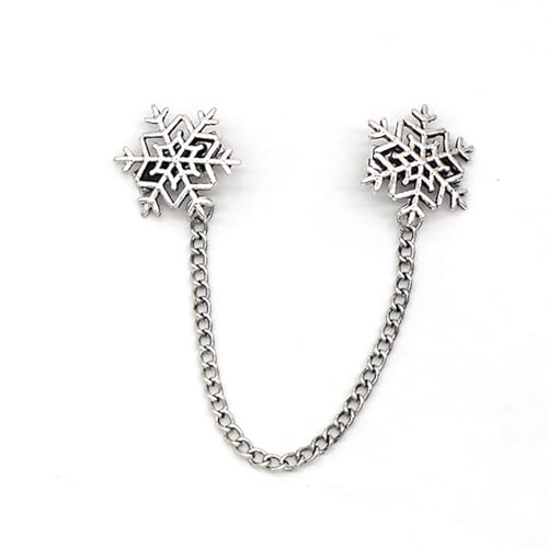 Pullover Kette Clip Damen Mädchen Strickwaren Schal Brosche Pin Modische Strickjacke Kragen Clip Schmuck für Geschäftstreffen Kleidung Verschluss, Einheitsgröße, Wie beschrieben von UNTERING