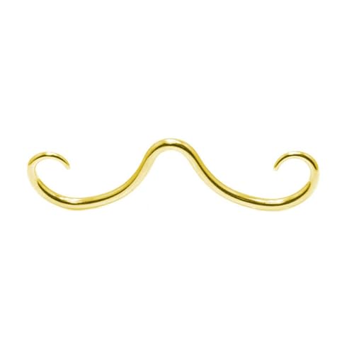 Septum Schnurrbart Nasenringe Edelstahl Nasenstecker Mode Ringe Septum Piercing Schmuck für Männer und Frauen Schnurrbart Körperpiercing Zubehör Mode Einzigartig, Einheitsgröße, Wie beschrieben, Wie von UNTERING