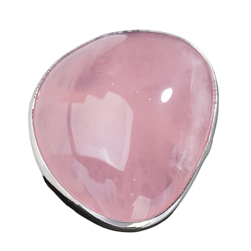 UNTERING Ringe mit natürlichen Edelsteinen, für viele Anlässe, leicht, verstellbar, für Geschenke, besondere Anlässe, Kollektion, handgefertigt, asymmetrischer Kristallschmuck, Einheitsgröße, Wie von UNTERING