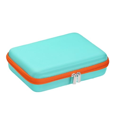 UNTERING Stift-Organizer für Kinder mit kratzfesten Oberflächen und ergonomischem Griff für Schulprojekte und kreative Werkstätten, stoßfeste Tragetasche, cyan von UNTERING