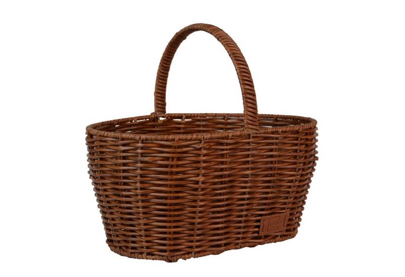 UNUS GARDEN Einkaufskorb Rattan-Optik Henkelkorb, Bügelkorb Tragekorb Flechtkorb Marktkorb Kaminholzkorb Geschenkekorb von UNUS GARDEN