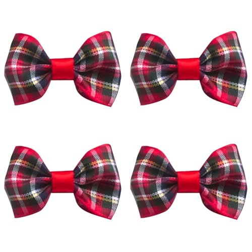 UNVOJL Haarspangen mit weihnachtlichem Schottenkaro, schottische Schleife, kariert, festliche Haarnadeln für Mädchen und Frauen, Haar-Accessoires, 4 Stück UNVOJL Haarspangen mit weihnachtlichem Schottenkaro, schottische Schleife, kariert, festliche Haarnadeln für Mädchen und Frauen, Haar-Accessoires, 4 Stück von UNVOJL