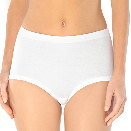 UNWAGO Senioren Damen Taillenslip - 5er Vorteilspack - zertifizierte und freigegebene Senioren-Unterwäsche - 100% Baumwolle - Kochfest bis 95°C + Wäschetrockner geeignet (44) von UNWAGO