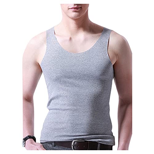 Männer Solide Unterhemd Tanktop Fitness Ärmellose T-Shirts Bodybuilding Workout-Weste von UNeedVog