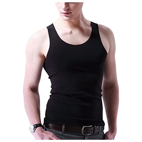 Männer Solide Unterhemd Tanktop Fitness Ärmellose T-Shirts Bodybuilding Workout-Weste von UNeedVog