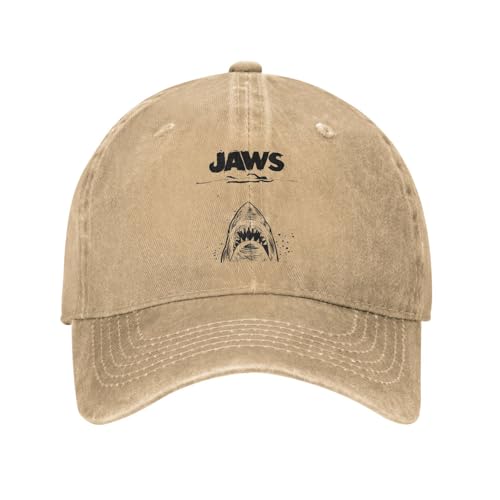 Jaws 50th Anniversary Poster Baseball Cap Vintage Distressed Denim Washed Shark Sketch Snapback Cap Männer Frauen Outdoor Geschenk Hut Jaws 50th Anniversary Poster Baseball Cap Vintage Distressed Denim Washed Shark Sketch Snapback Cap Männer Frauen Outdoor Geschenk Hut von UOARQAUJ