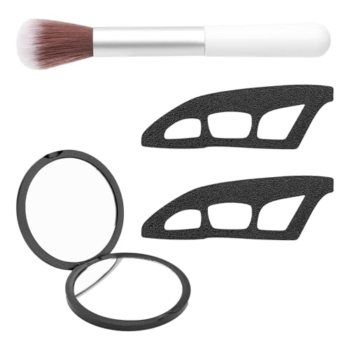 2 Stück Eyetour Eyeshadow Tool, Eyetour Lidschatten Tool mit Spiegel, Eyetour Your Glam Bestie, Makeup for Eyeshadow, Wiederverwendbarer Stencils von UOCAI