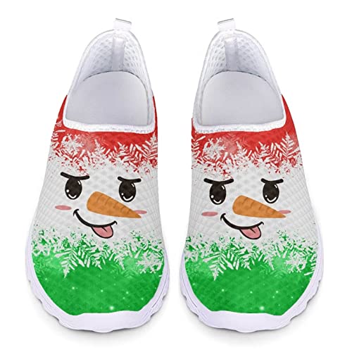 UOIMAG Hässliche Weihnachtsschuhe für Frauen Männer Lustige Weihnachtsschuhe Slip-On Walking Schuhe Atmungsaktive Mesh Schuhe, EU37 von UOIMAG