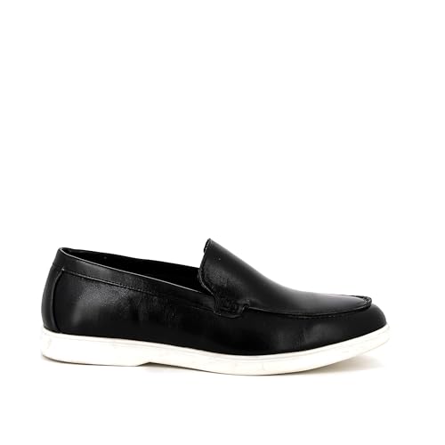 UOMO DESIGN - Laurent Slip-on Herren-Mokassin elegant, weich und bequem, aus Wildleder und veganem Leder, 1 x Schwarz., 45 EU UOMO DESIGN - Laurent Slip-on Herren-Mokassin elegant, weich und bequem, aus Wildleder und veganem Leder, 1 x Schwarz., 45 EU von UOMO DESIGN