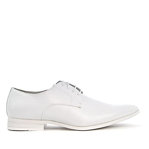 Uomo Design – Derby Herren Simple – Philippe, Weiß - weiß - Größe: 39 EU von UOMO DESIGN