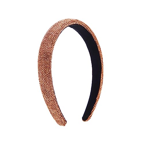 Braune Strasssteine, Glänzendes Haarband Für Damen – Charm, Neuheit, Mädchen, Kopfbedeckung, Waschgesicht, Hautpflege, Haarband, Damen-Trend, Haarkrone, Kreative Haar-Accessoires, Schicker Schmuc von UOMSKTY