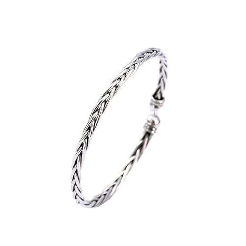 Minimalistischer Dünner Offener Armreif Für Männer Und Frauen - Vintage-Manschettenarmreifen, Geometrisch Geflochten, Verstellbares Armband, Charm-Trend, Schmuckzubehör, Damen, Mädchen, Geschenk von UOMSKTY