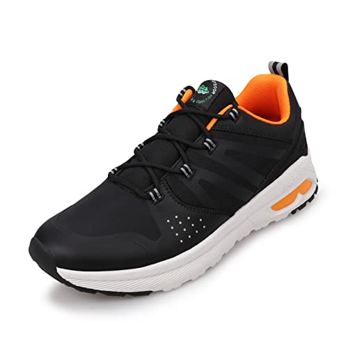 UOVO Herren Turnschuhe Wasserbeständig Trail Running Schuhe Lace Up Atmungsaktiv Outdoor Gymnastik Schuhe Walking Schuhe Größe 42 von UOVO