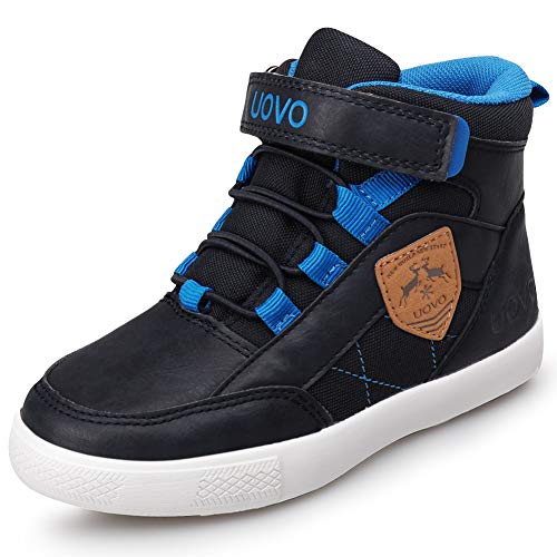 UOVO Kinderschuhe Jungen Turnschuhe Jungenstiefel Sneaker Outdoor rutschfeste weiche Stiefel Blau 31 von UOVO