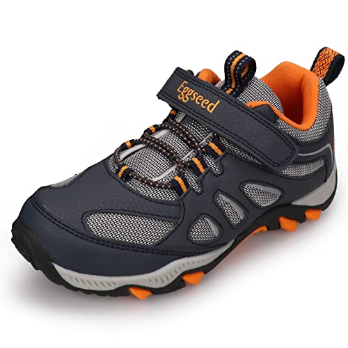 UOVO Turnschuhe Jungen Wanderschuhe Sneakers Kinder Trekking Schuhe Outdoor Sportschuhe Laufschuhe 28 von UOVO