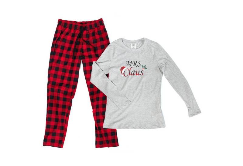 UP2FASHION MEN Pyjama Herren Flanell-Pyjama aus 100% Baumwolle, 2-teiliger Schlafanzug-Set langarm, Set besteht aus Oberteil und Hose von UP2FASHION MEN