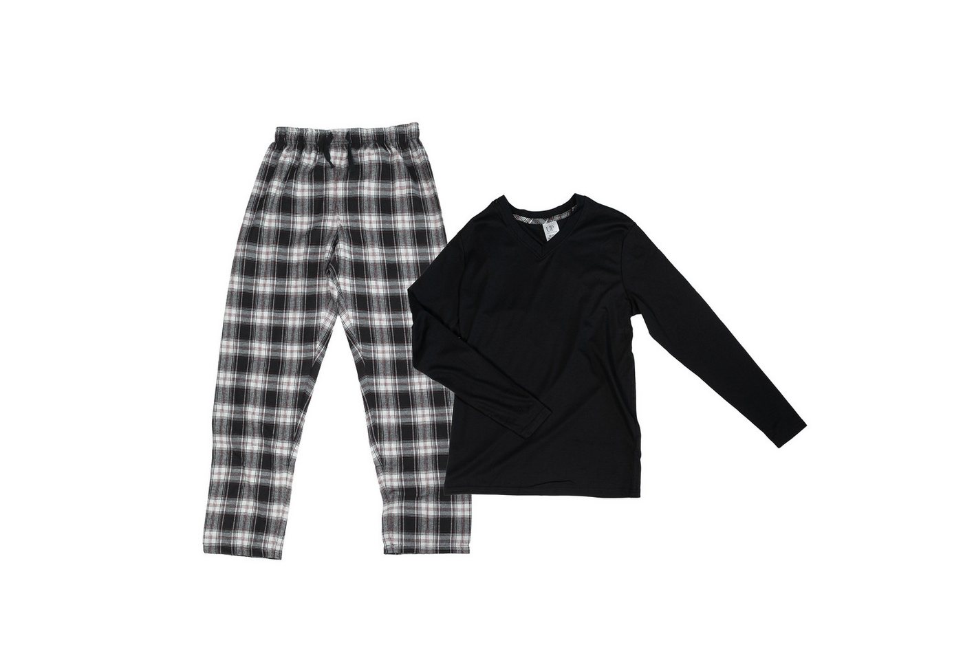UP2FASHION MEN Pyjama Herren Flanell-Pyjama aus 100% Baumwolle, 2-teiliger Schlafanzug-Set langarm, Set besteht aus Oberteil und Hose UP2FASHION MEN Pyjama Herren Flanell-Pyjama aus 100% Baumwolle, 2-teiliger Schlafanzug-Set langarm, Set besteht aus Oberteil und Hose von UP2FASHION MEN