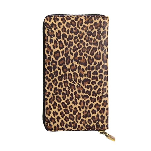 Coole Geparden-Leoparden-Geldbörse mit Reißverschluss, Unisex, Kosmetiktasche für Party, Reisen, Urlaub, Geschenke, Schwarz , Einheitsgröße von UPIKIT