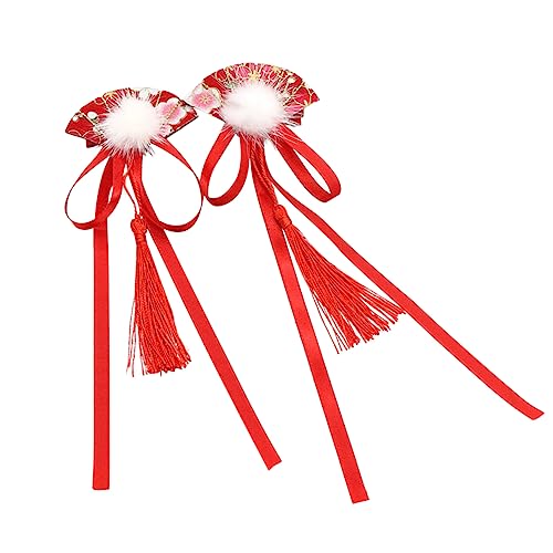 UPKOCH 1 Paar Haarnadel für Kinder die chinesen elegant Hochzeit Haarspangen chinesische haarspangen haarschmuck Haarklammer chinesische fächermodellierung haarnadel Haar Klammern Hanfu von UPKOCH