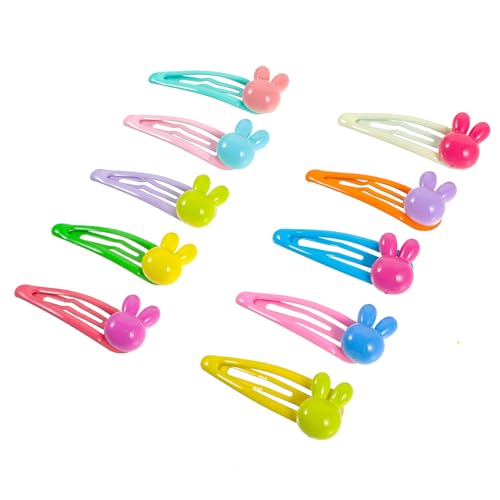 UPKOCH 10 Stk kawaii haarspangen kinder haarschmuck geschenke für kinder Kaninchen-Haarspangen Make-up-Clips Haarklammer Haarnadel süße Haarspangen Make-up-Haarspangen bilden Knopf Harz von UPKOCH