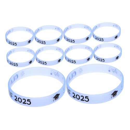 UPKOCH 10 Stück Silikon Armbänder zur Graduierung Nachtleuchtende Handgelenkarmbänder Praktische Erinnerungsstücke für Abschlussfeiern Stilvolle Party UPKOCH 10 Stück Silikon Armbänder zur Graduierung Nachtleuchtende Handgelenkarmbänder Praktische Erinnerungsstücke für Abschlussfeiern Stilvolle Party von UPKOCH