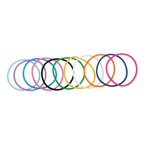 UPKOCH 10 Stück Teiliges Weiche Silikon Jelly Armbänder Dehnbar Flexibel Gummiarmbänder für Damen Herren Bunte Retro Stil Freundschaftsarmbänder Vielseitig Tragbar und Bequem von UPKOCH