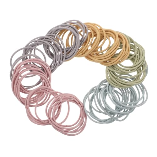 UPKOCH 100stücke Dünne Haargummis Für Junge Mädchen Elastische Haarbänder Mädchenhaargummis Rutschfeste Haarseile Für Täglichen Gebrauch von UPKOCH