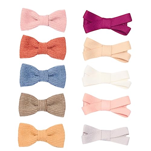 UPKOCH 10St Schleife Haarnadel Babyschleifen Bowknot-Haar-Accessoire kinder haarspangen haarspange kinder haarschmuck Haarklammer Haarspange mit Schleife Schleifenkopfschmuck für Kinder von UPKOCH