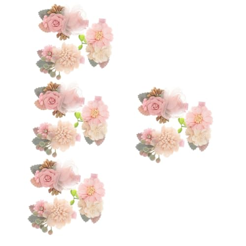 UPKOCH 12 Stk Haarspange Kleinkind Mädchen Haarschmuck Blumenklammern Geschenk Für Mädchen Blumenhaarspange Für Mädchen Haarspangen Für Kinder Zubehör Schleife Rose Stirnband Baby von UPKOCH