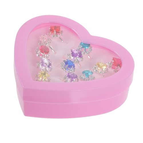 UPKOCH 12St Blumenring für Kinder Schmuck für Kinder Kinderspielzeug Säuglinge spielen mädchenhafte Geschenke Geschenk für Jungen Ringmädchen Diamantring für Kinder kleines Mädchen Kasten von UPKOCH