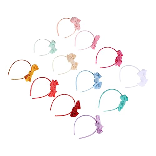 UPKOCH 12St Schleife Stirnband haarschmuck stirnbänder Haarbänder für Babys -Mädchen-Stirnband Haarband Haargummi Neugeborene Haarschleifen Neugeborene Haarreifen Krawatte Kleine von UPKOCH