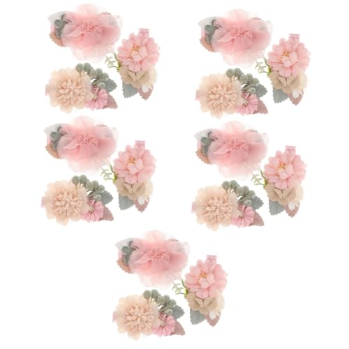 UPKOCH 15 Stk Haarspange Geschenk für Mädchen Geschenke für Blumenmädchen Weihnachtsgeschenke für Mädchen rosa geschenke Haarspangen kinder Haarspangen für Kinder die Blumen Blüte von UPKOCH