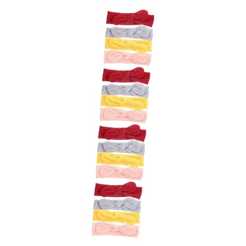 UPKOCH 16 Stk Haarschmuck Haargummis für Kinder Mädchen-Hijab Baby-Turban Bögen Stirnband baby stirnbänder Haarschleifen kleinkind haarband binden Schal Haarring Krawatte Kleine Polyester von UPKOCH