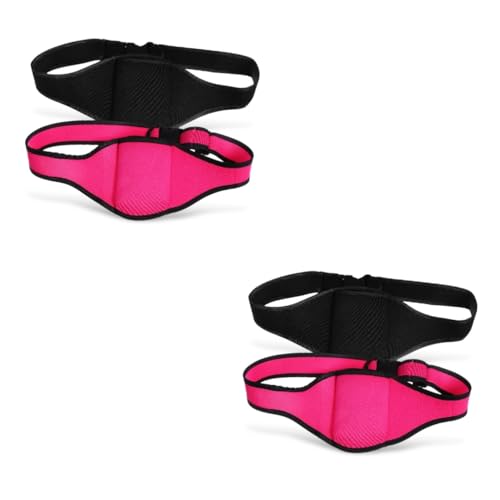 UPKOCH 2 Sätze Gürteltasche Mikrofon Gürtel Rosa Karaoke Taille Podcast Mikrofontasche Träger Mikrofongürtel Mikrofongurte Mikrofonhalter Gürtelmikrofon Gurtmikrofon Neopren 2 Stück * 2 von UPKOCH