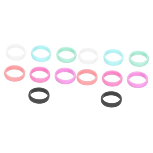 UPKOCH 2 Sätze Teiliges Kreative Silikonringe Für Frauen Fitnessringe Bequeme Und Flexible Sportfinger Ringe Für Training Und Latexfrei Und Geruchlos 7 Stücke * 2 von UPKOCH