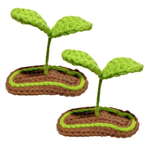 UPKOCH 2 Stück Haarclips Niedliche Bohnenkeim Haarspangen für Junge Mädchen Vielseitige Haarschmuck Accessoires Lebhaftem Grün für von UPKOCH