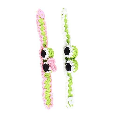 UPKOCH 2 Stück Teiliges Handgefertigtes Wollarmband für Geflochtene Bunte Freundschaftsarmbänder als Kreative Geschenke Weiche Schadstofffreie Kinderarmbänder für Geburtstage und von UPKOCH