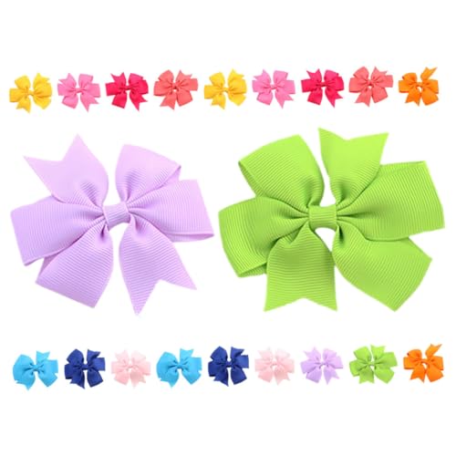 UPKOCH 10 Paar Rote Haarschleifen Für Baby-mädchen – Entzückende Haarschleifen-clips – Haar-accessoires Für Mädchen – Hochwertige Handgefertigte Schleifenclips von UPKOCH