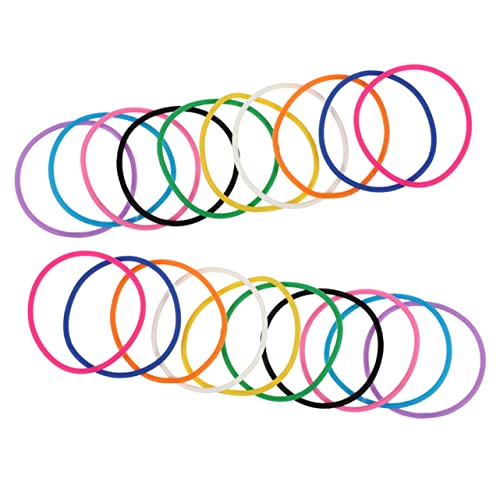 UPKOCH 20st Silikonarmband Gummiband Am Handgelenk Diy-armband Outdoor-handschlaufe Herren Armband Farbiges Band Armbänder Für Kinder Sportparty-fan Kieselgel Spielzeug Draussen Fräulein von UPKOCH