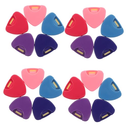 UPKOCH 25 Teiliges Etui Ukulelen Zubehör Organizer Tragbar Banjo Plektren Für Bass Musik Mini Zubehör Gitarrenhalter Aufbewahrungsorganisation Für Musikinstrumente Plektrum von UPKOCH